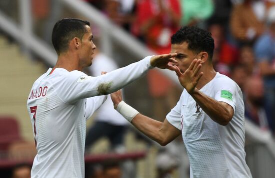 Футбол. ЧМ-2018. Матч Португалия - Марокко