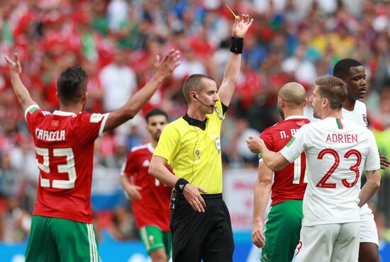 Футбол. ЧМ-2018. Матч Португалия - Марокко