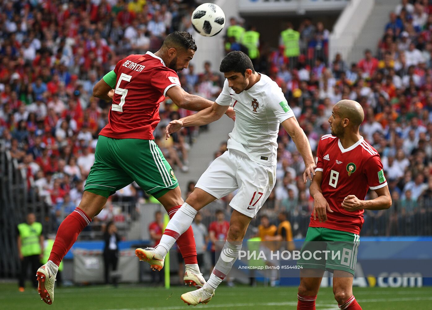 Футбол. ЧМ-2018. Матч Португалия - Марокко