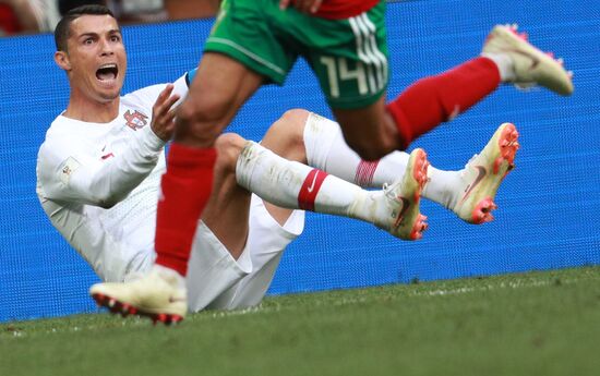 Футбол. ЧМ-2018. Матч Португалия - Марокко