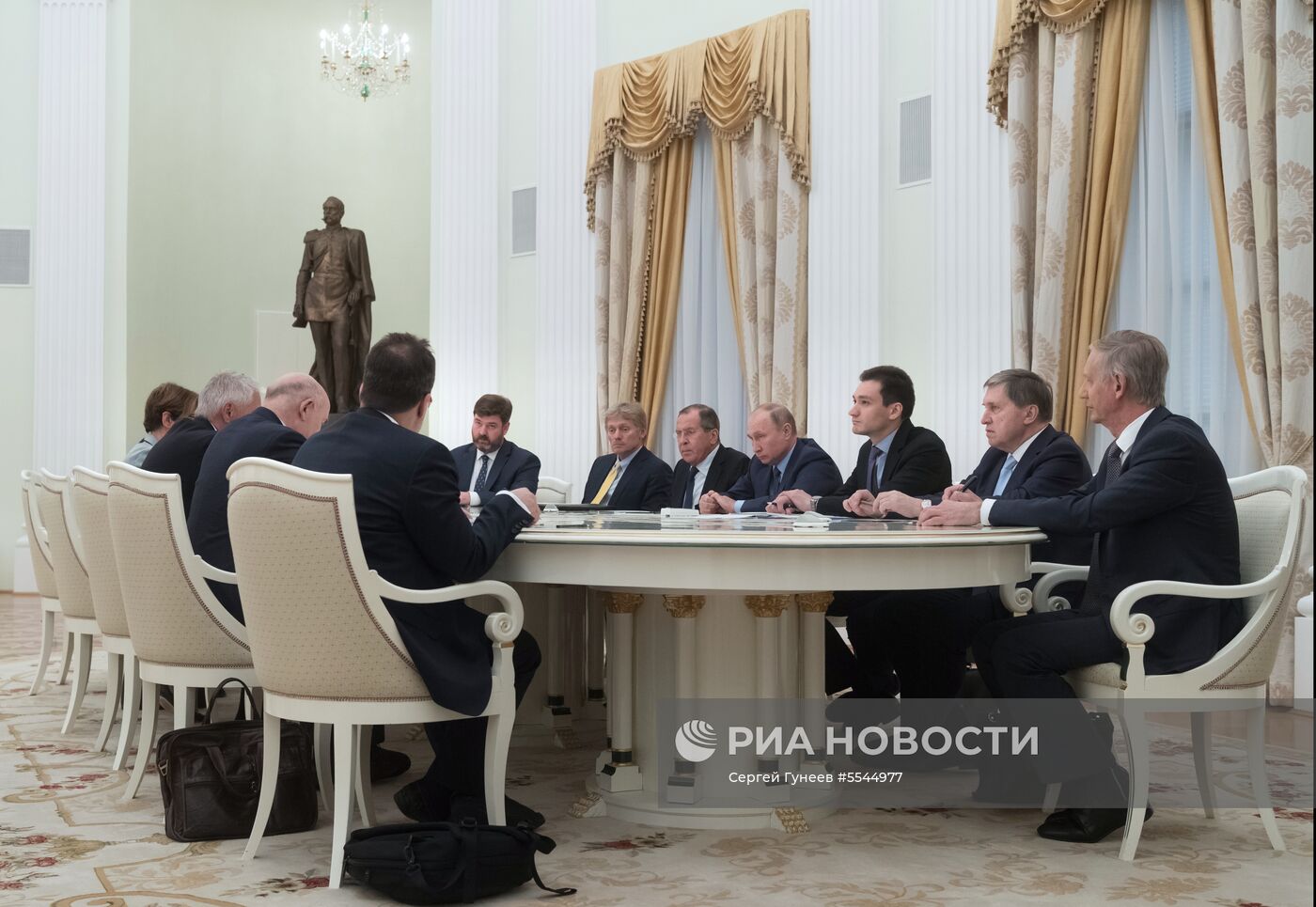 Президент РФ В. Путин встретился с генеральным секретарем Совета Европы Т. Ягландом