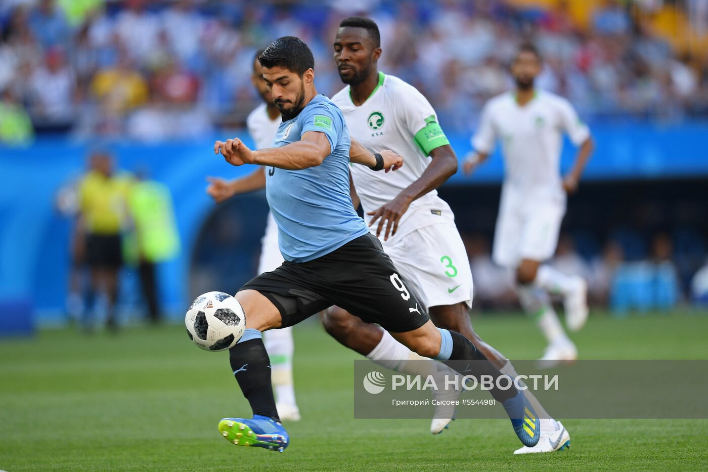 Футбол. ЧМ-2018. Матч Уругвай - Саудовская Аравия