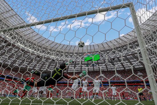 Футбол. ЧМ-2018. Матч Португалия - Марокко