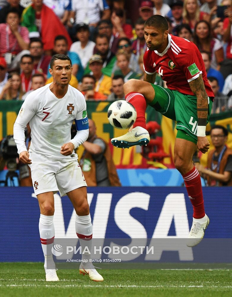 Футбол. ЧМ-2018. Матч Португалия - Марокко