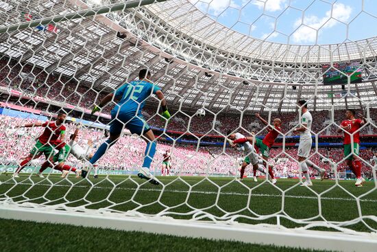 Футбол. ЧМ-2018. Матч Португалия - Марокко