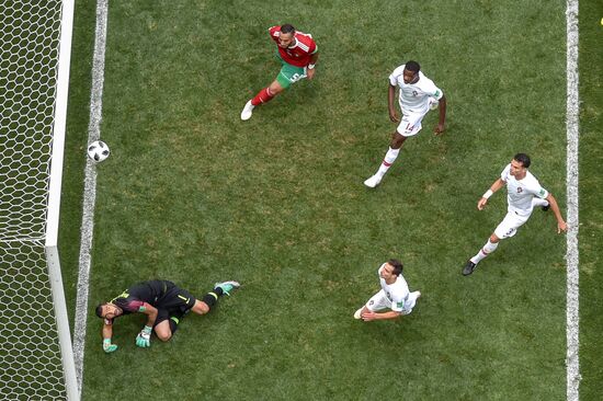 Футбол. ЧМ-2018. Матч Португалия - Марокко