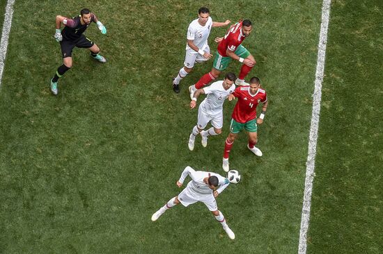 Футбол. ЧМ-2018. Матч Португалия - Марокко