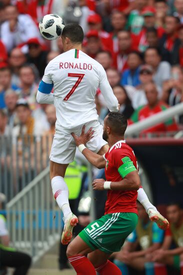 Футбол. ЧМ-2018. Матч Португалия - Марокко