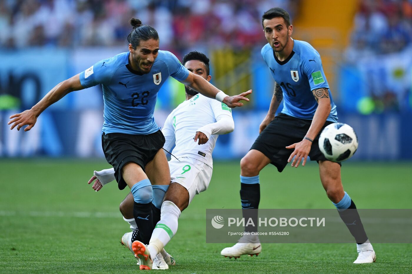 Футбол. ЧМ-2018. Матч Уругвай - Саудовская Аравия