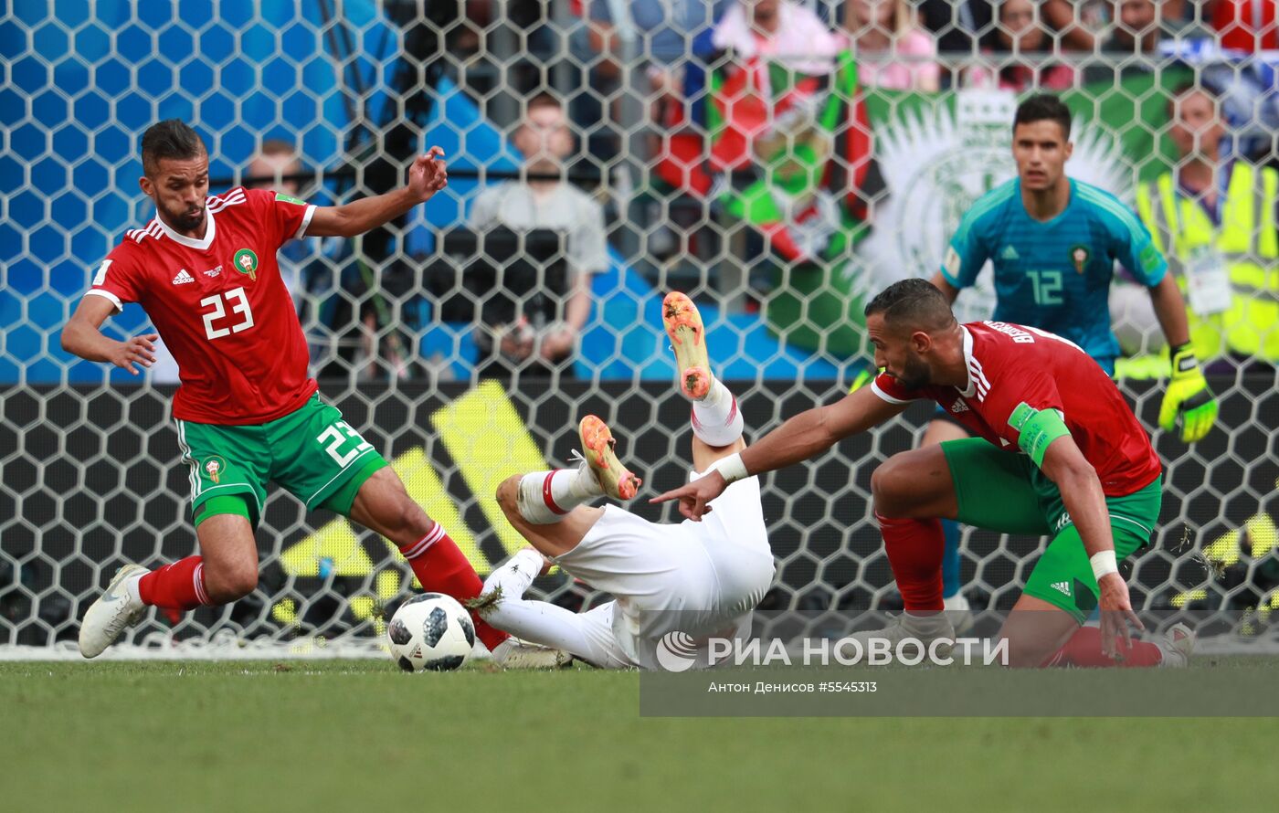 Футбол. ЧМ-2018. Матч Португалия - Марокко