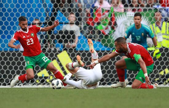 Футбол. ЧМ-2018. Матч Португалия - Марокко