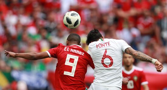 Футбол. ЧМ-2018. Матч Португалия - Марокко