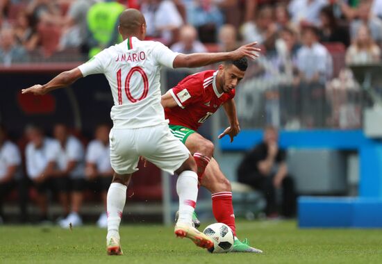 Футбол. ЧМ-2018. Матч Португалия - Марокко