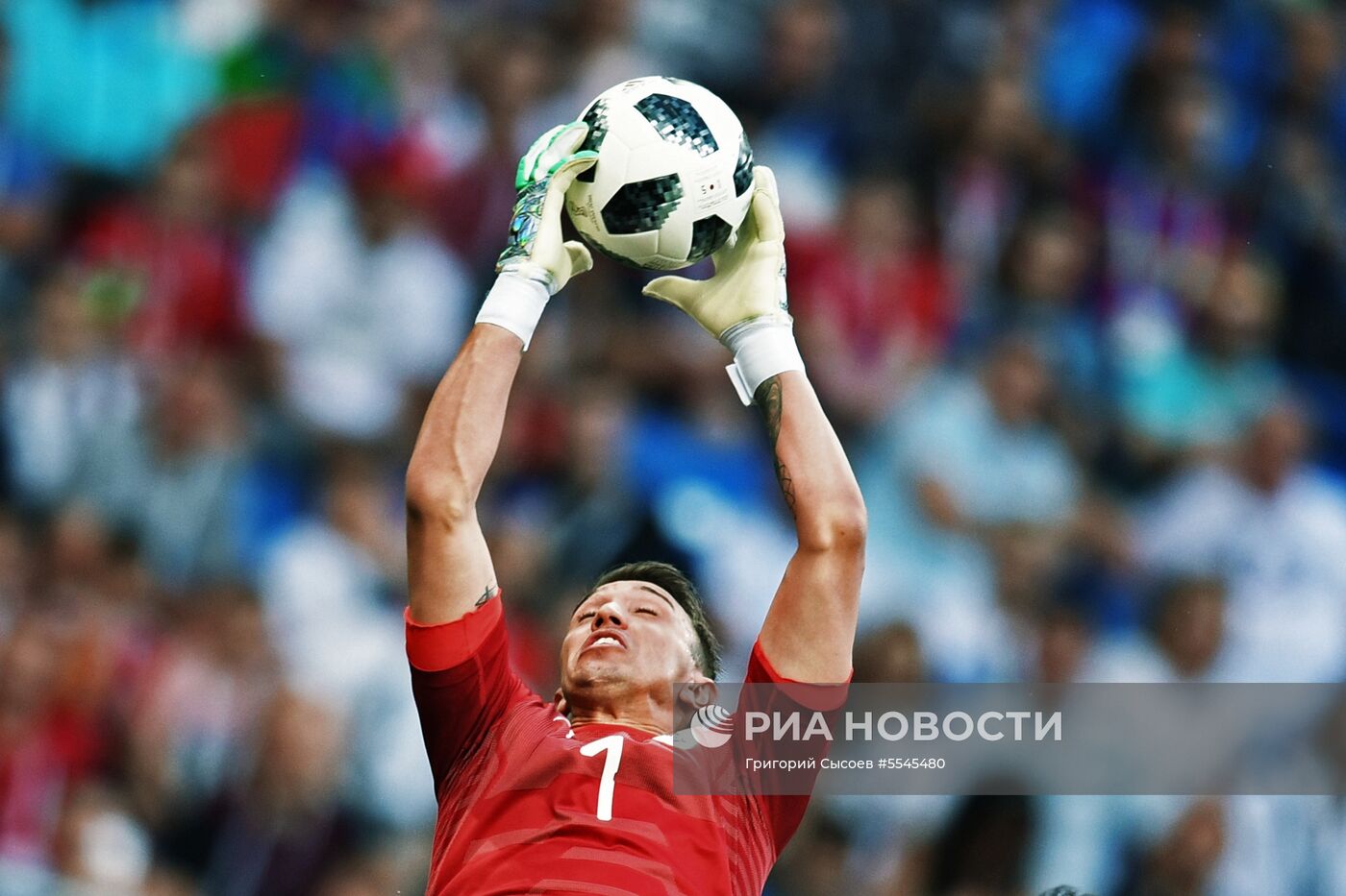 Футбол. ЧМ-2018. Матч Уругвай - Саудовская Аравия