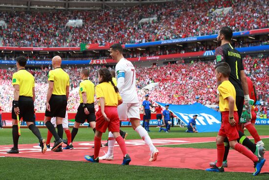 Футбол. ЧМ-2018. Матч Португалия - Марокко