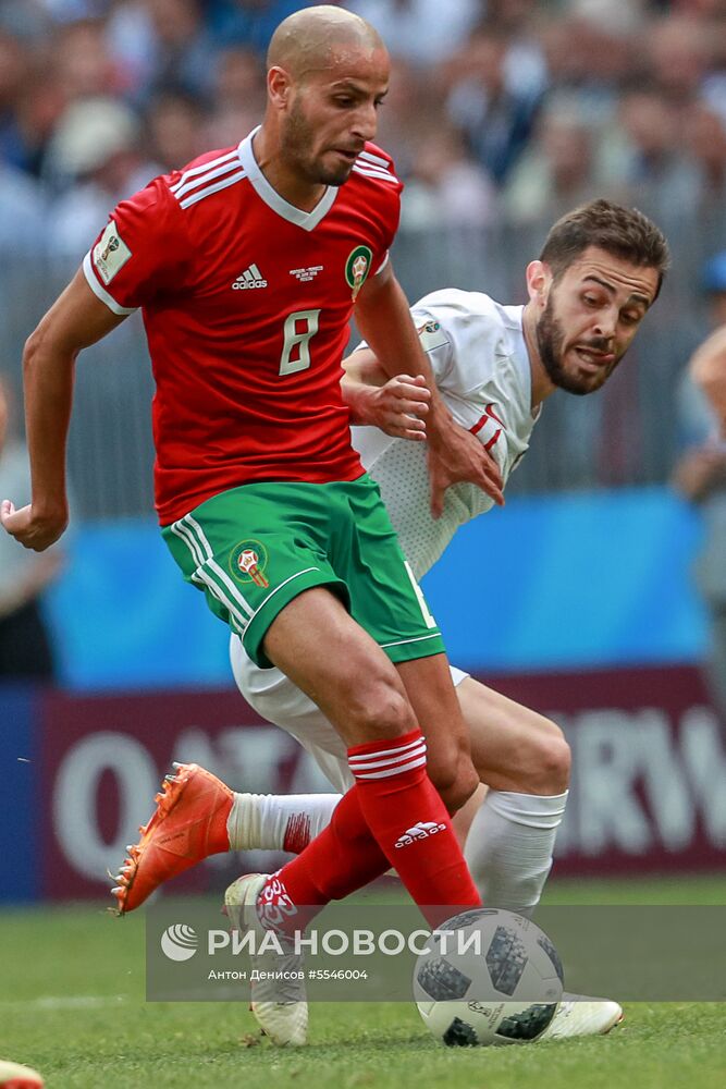 Футбол. ЧМ-2018. Матч Португалия - Марокко