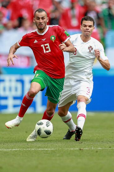 Футбол. ЧМ-2018. Матч Португалия - Марокко