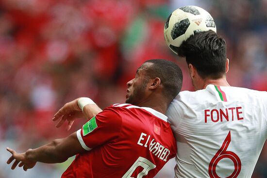 Футбол. ЧМ-2018. Матч Португалия - Марокко