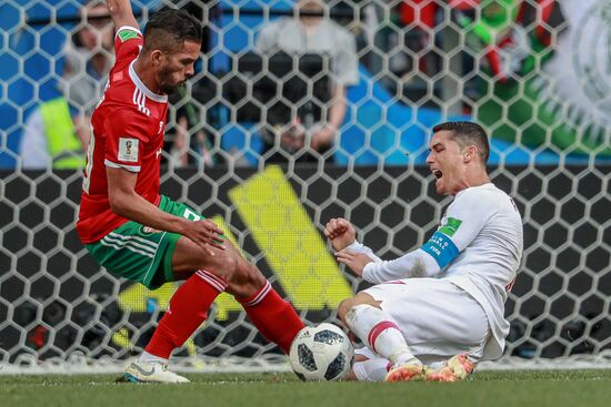 Футбол. ЧМ-2018. Матч Португалия - Марокко