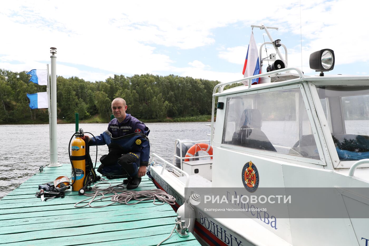 Работа патрульных Московской городской поисково-спасательной службы