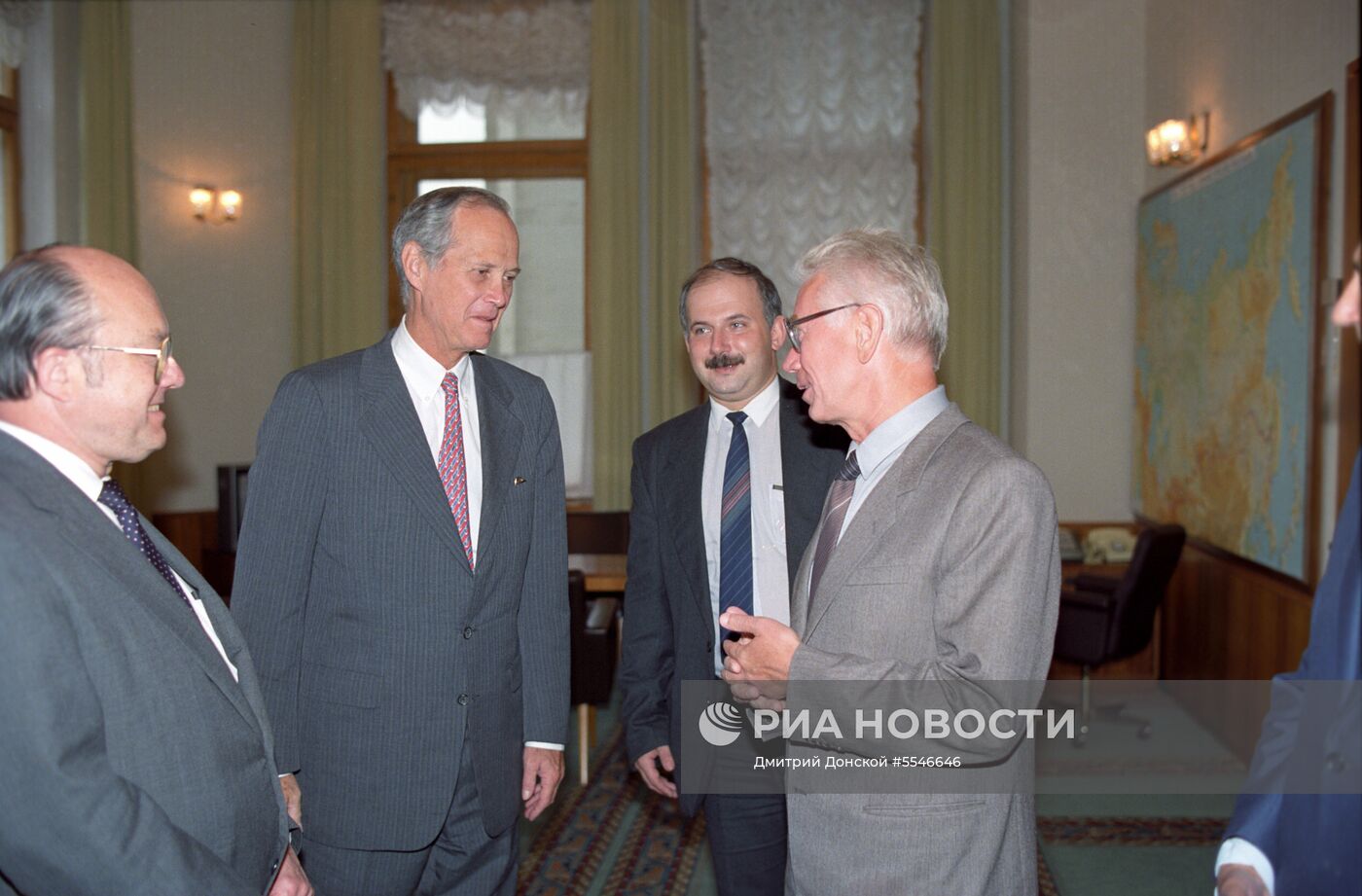 Встреча Дж.Мэтлока и В.А.Медведева