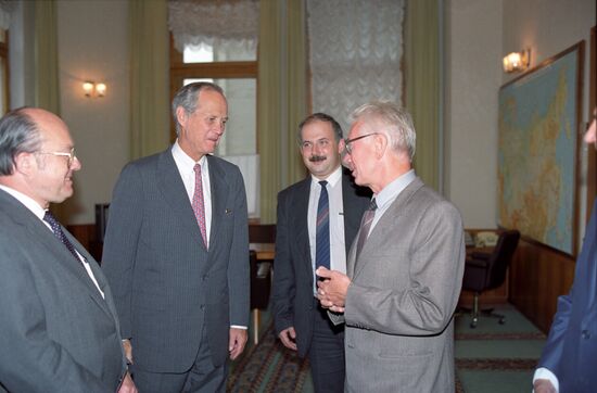 Встреча Дж.Мэтлока и В.А.Медведева