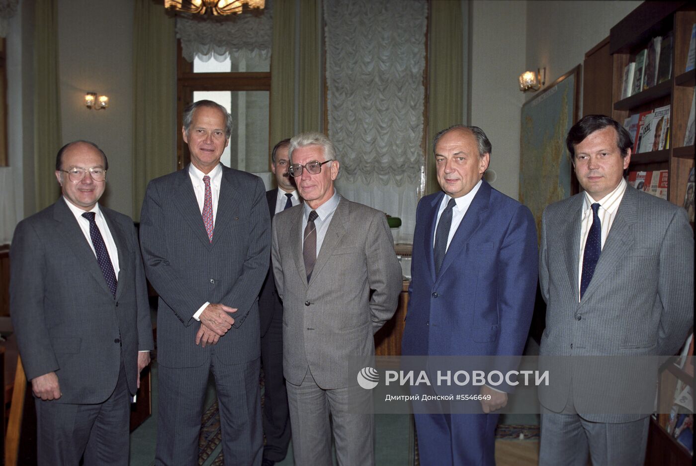 Встреча Дж.Мэтлока и В.А.Медведева