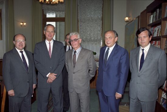 Встреча Дж.Мэтлока и В.А.Медведева