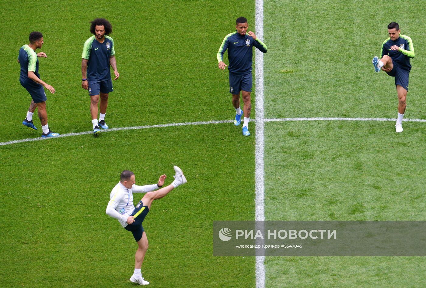 Футбол. ЧМ-2018. Тренировка сборной Бразилии