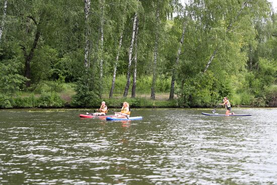 Работа патрульных Московской городской поисково-спасательной службы