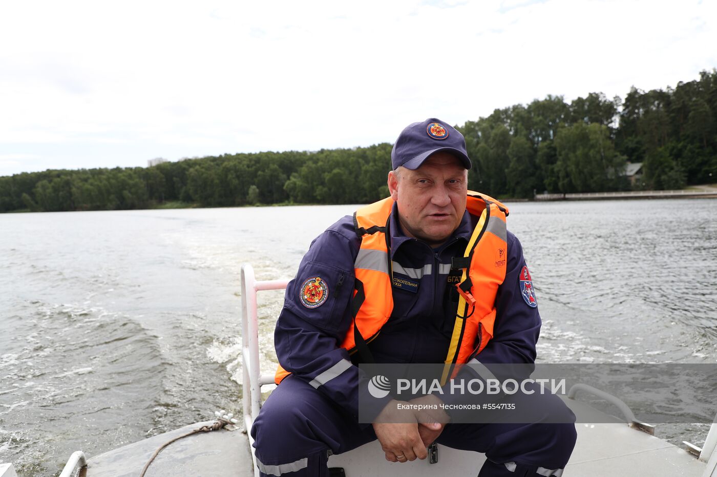 Работа патрульных Московской городской поисково-спасательной службы