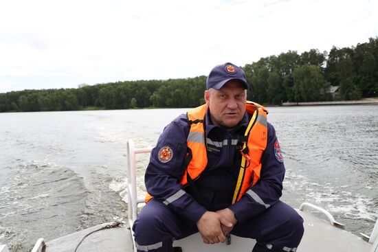 Работа патрульных Московской городской поисково-спасательной службы