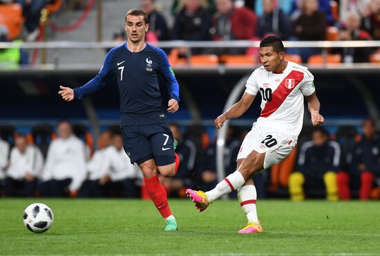 Футбол. ЧМ-2018. Матч Франция - Перу