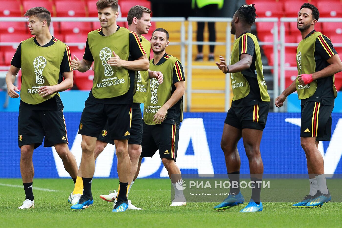 Футбол. ЧМ-2018. Тренировка сборной Бельгии
