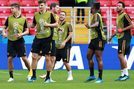 Футбол. ЧМ-2018. Тренировка сборной Бельгии
