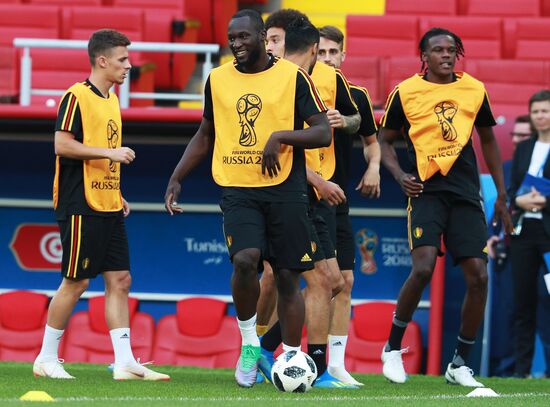 Футбол. ЧМ-2018. Тренировка сборной Бельгии