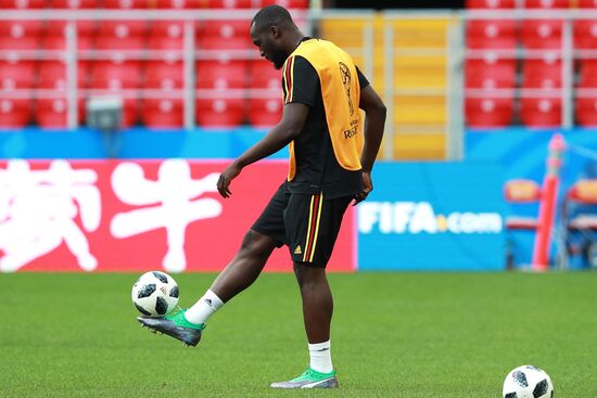 Футбол. ЧМ-2018. Тренировка сборной Бельгии