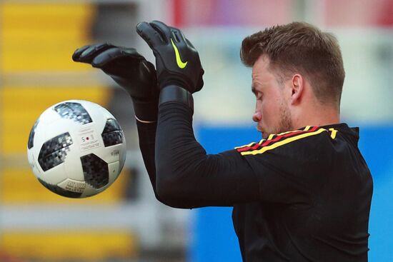 Футбол. ЧМ-2018. Тренировка сборной Бельгии