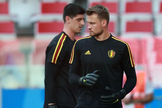 Футбол. ЧМ-2018. Тренировка сборной Бельгии