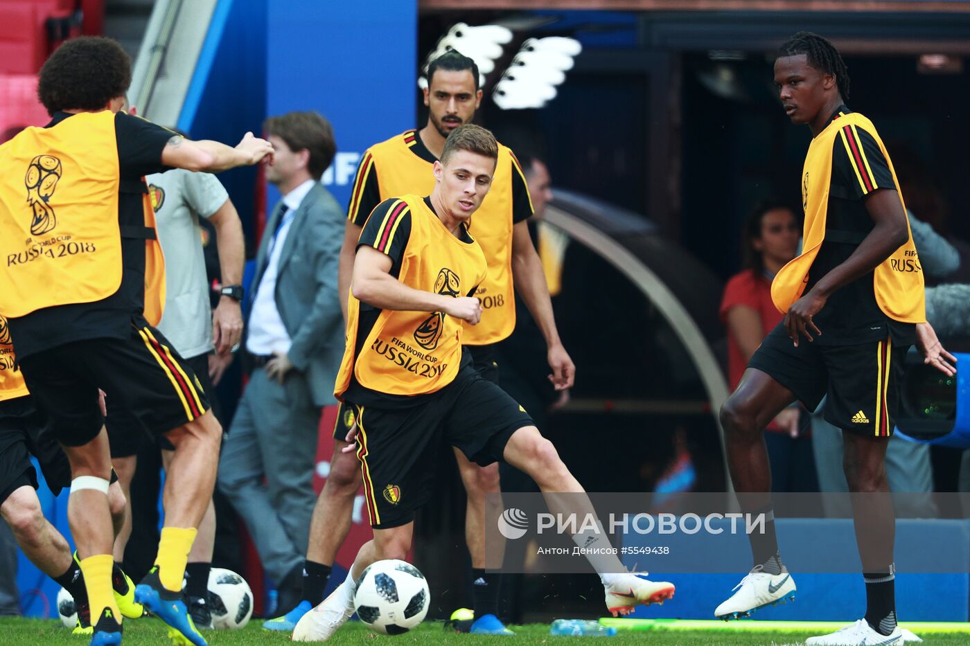 Футбол. ЧМ-2018. Тренировка сборной Бельгии