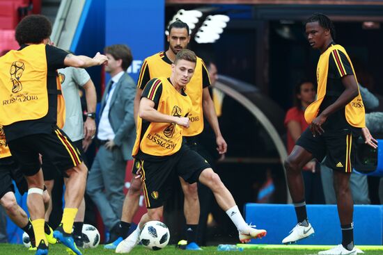 Футбол. ЧМ-2018. Тренировка сборной Бельгии