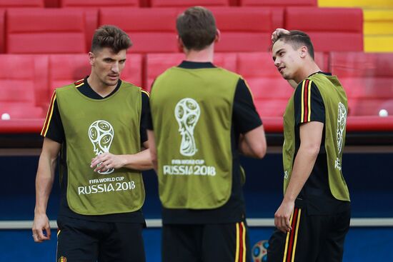 Футбол. ЧМ-2018. Тренировка сборной Бельгии