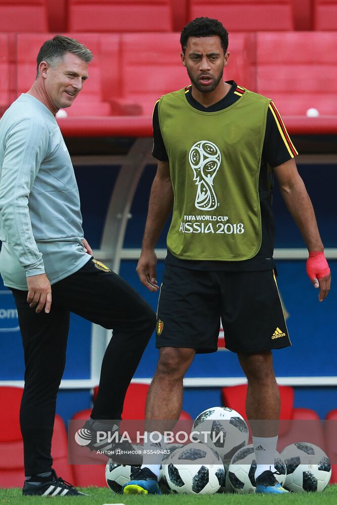 Футбол. ЧМ-2018. Тренировка сборной Бельгии