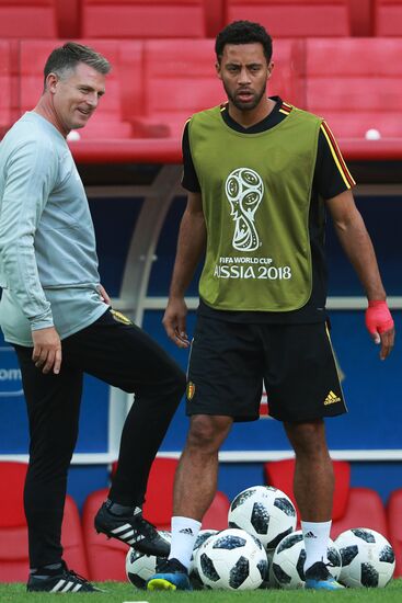 Футбол. ЧМ-2018. Тренировка сборной Бельгии