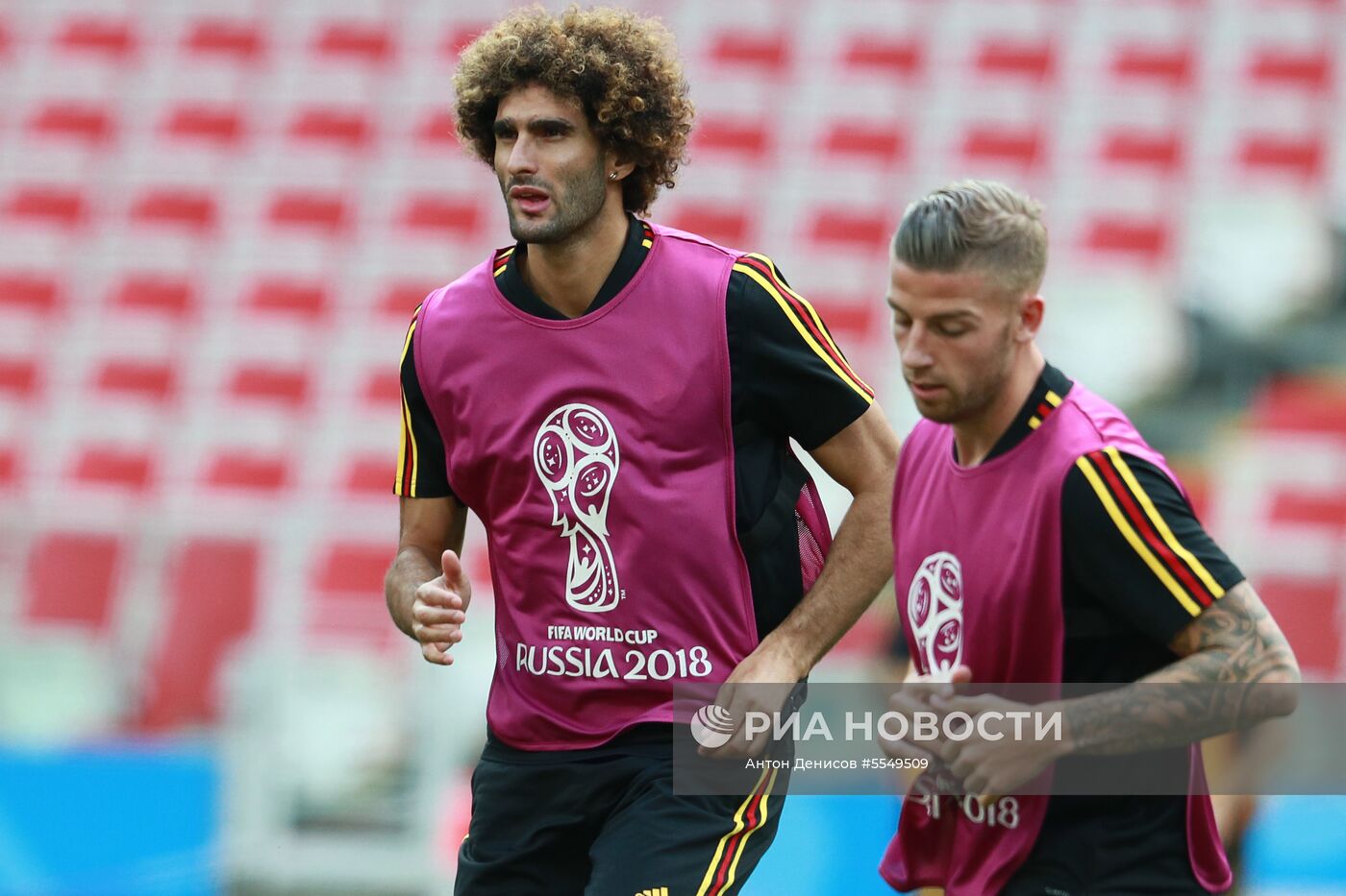 Футбол. ЧМ-2018. Тренировка сборной Бельгии