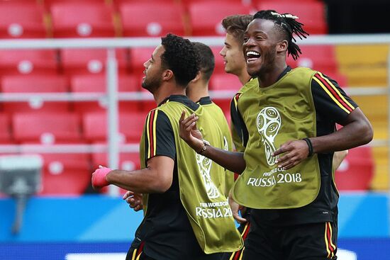 Футбол. ЧМ-2018. Тренировка сборной Бельгии