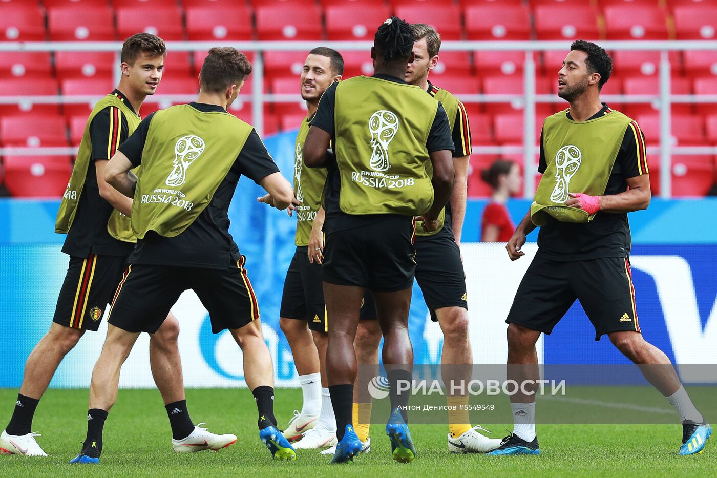 Футбол. ЧМ-2018. Тренировка сборной Бельгии