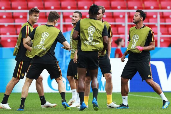 Футбол. ЧМ-2018. Тренировка сборной Бельгии