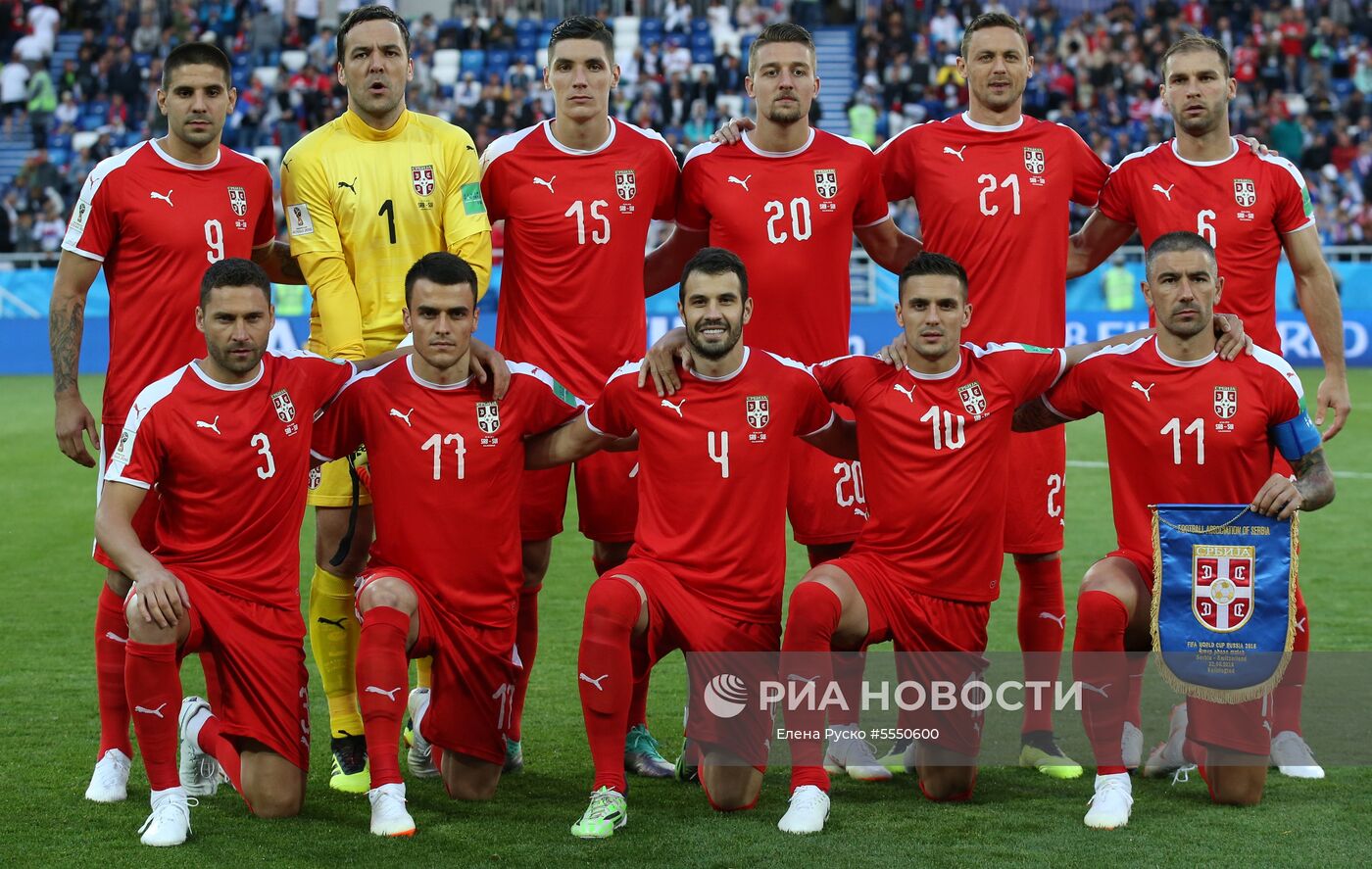 Футбол. ЧМ-2018. Матч Сербия - Швейцария