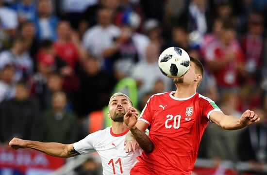 Футбол. ЧМ-2018. Матч Сербия - Швейцария